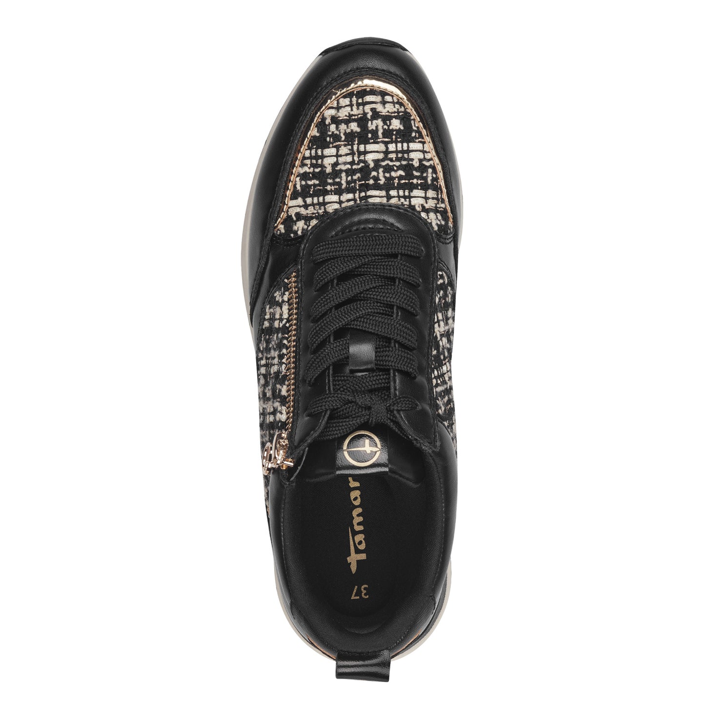 Zwarte Gypso gecombineerde sneakers