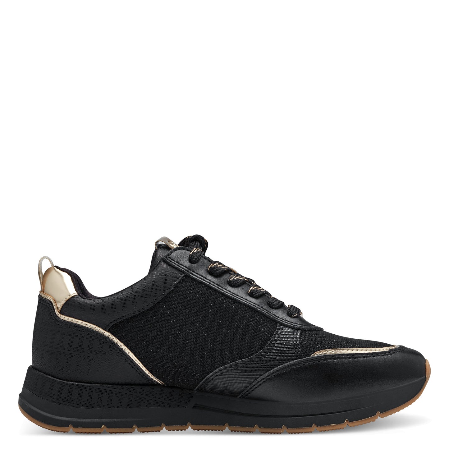 Dunkelschwarze Gypso-Sneakers