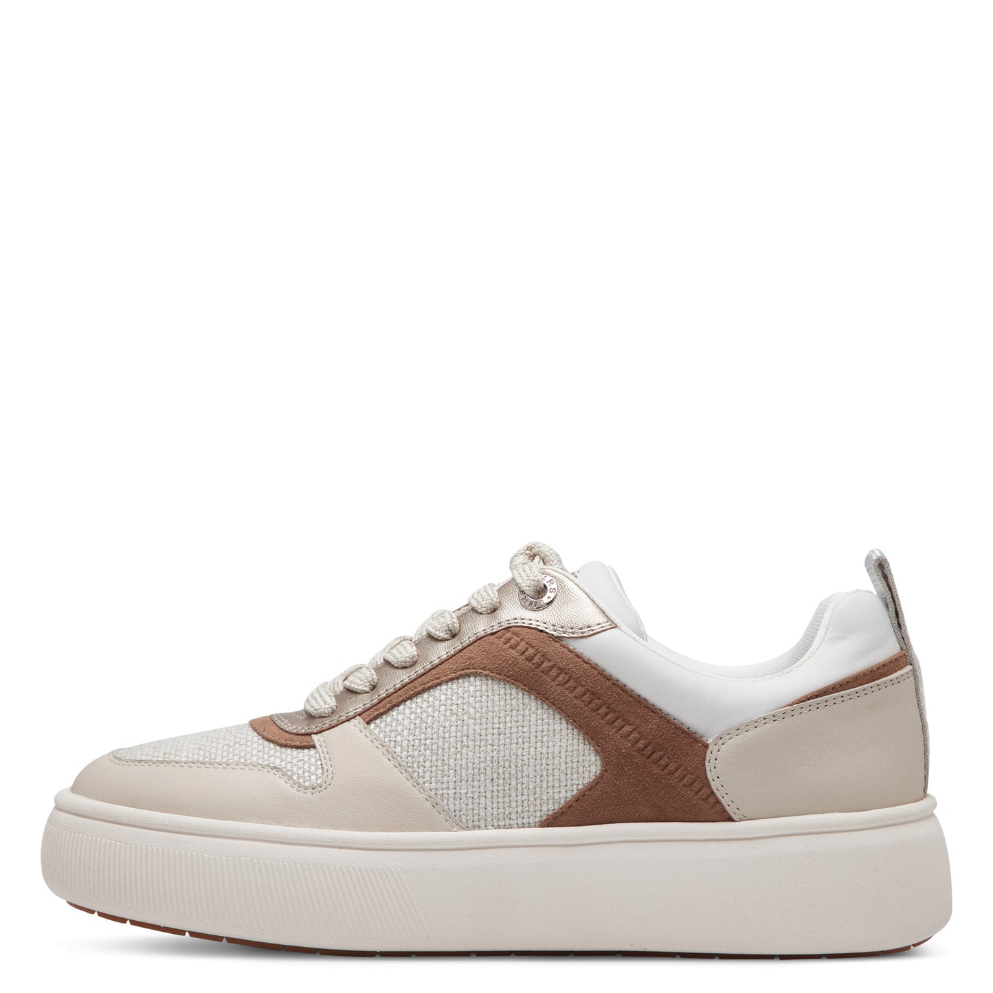 Baskets Pénélope Beiges Article 23735 Marque Tamaris Chaussures Femmes Magasin Belgique Liège Grivegnée Ans Namur Eupen Nouvelle Collection Printemps été 2025
