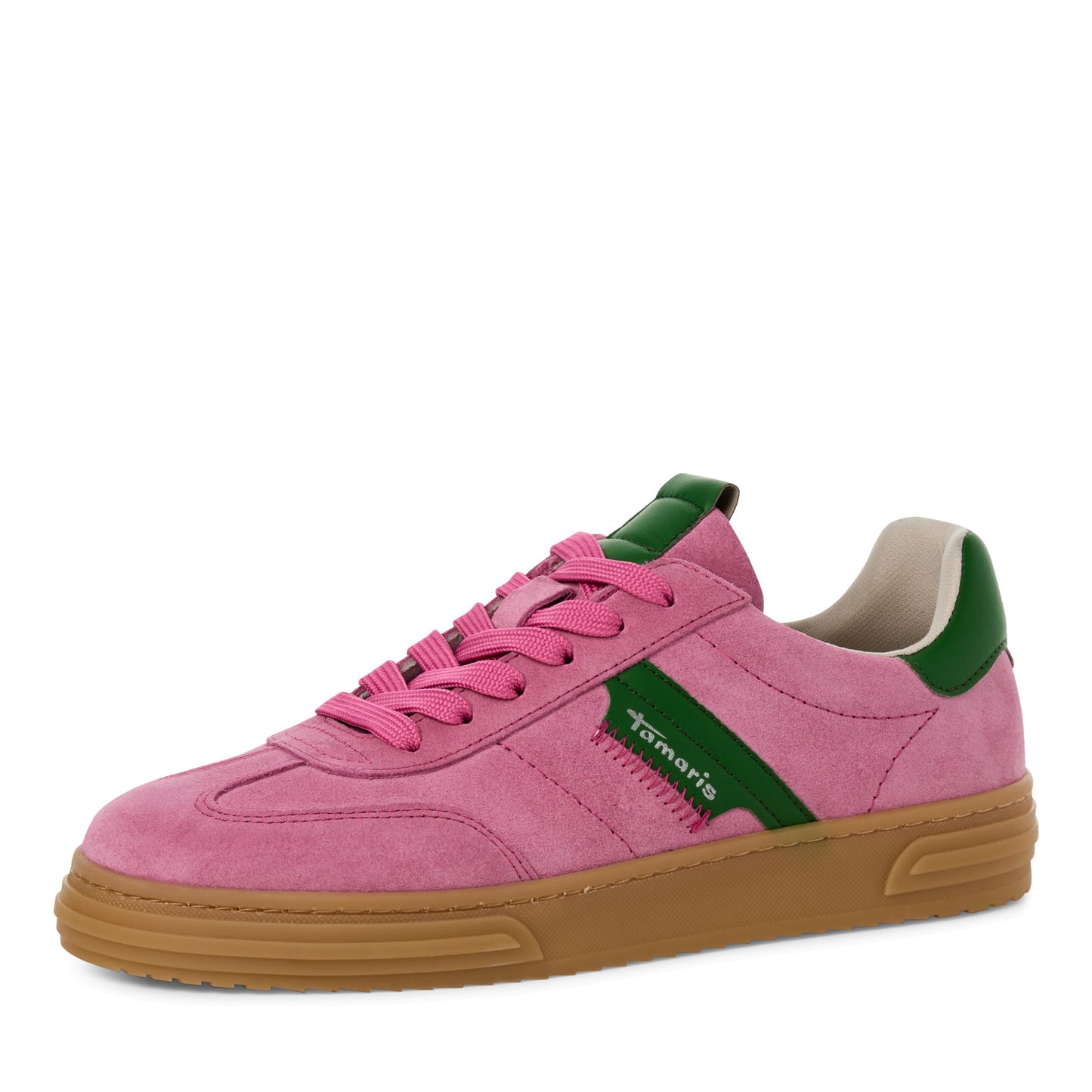 Baskets Agave Roses Article 23788 Marque Tamaris Chaussures Femmes Magasin Belgique Liège Grivegnée Ans Namur Eupen Nouvelle Collection Printemps été 2025