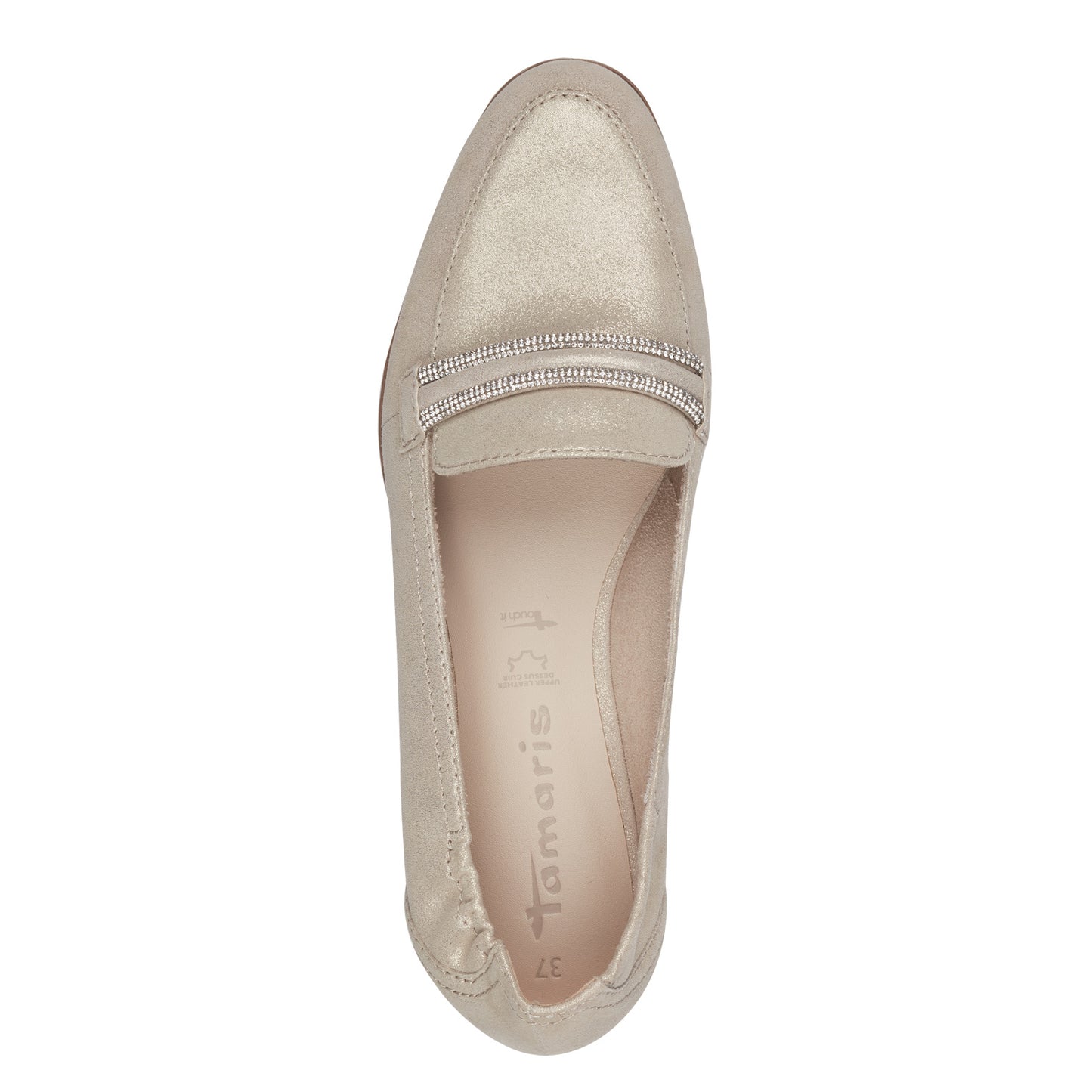 Eléanyse gouden loafers