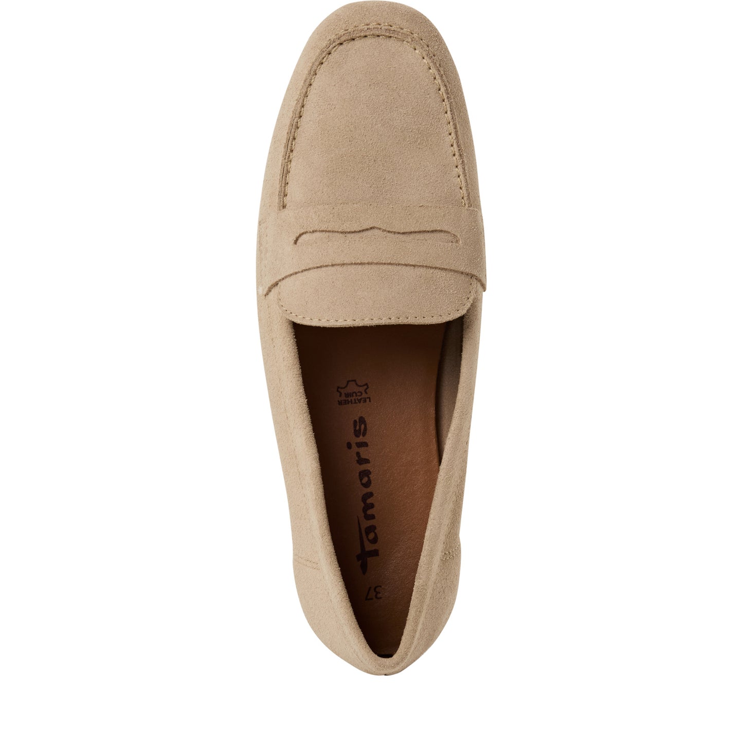 Theresa beige loafers