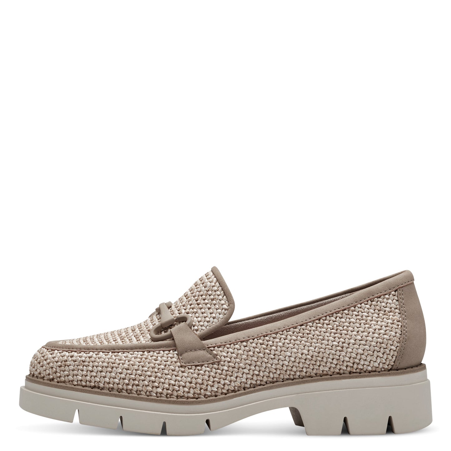 Anabelle beige loafers