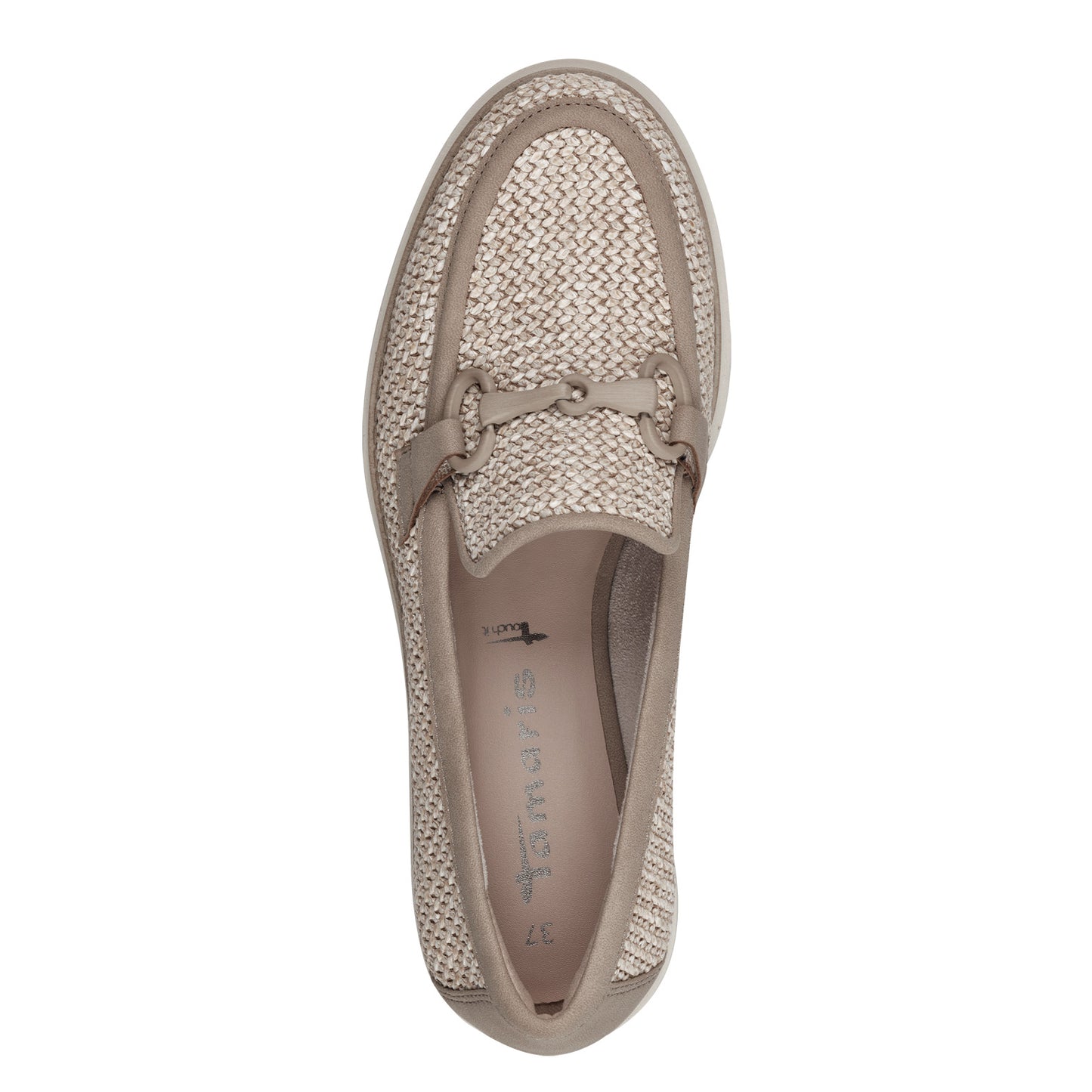 Anabelle beige loafers