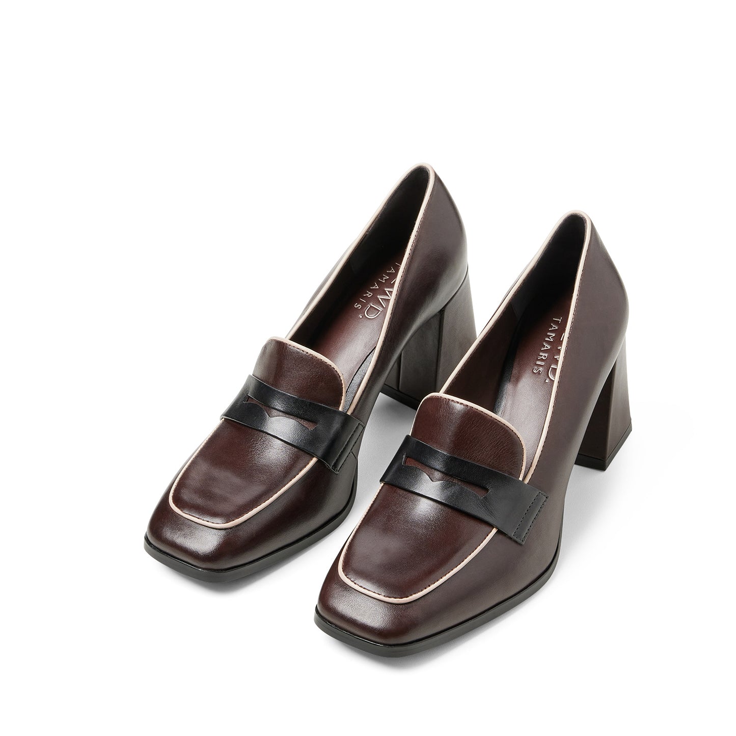 Rikio bruine loafers