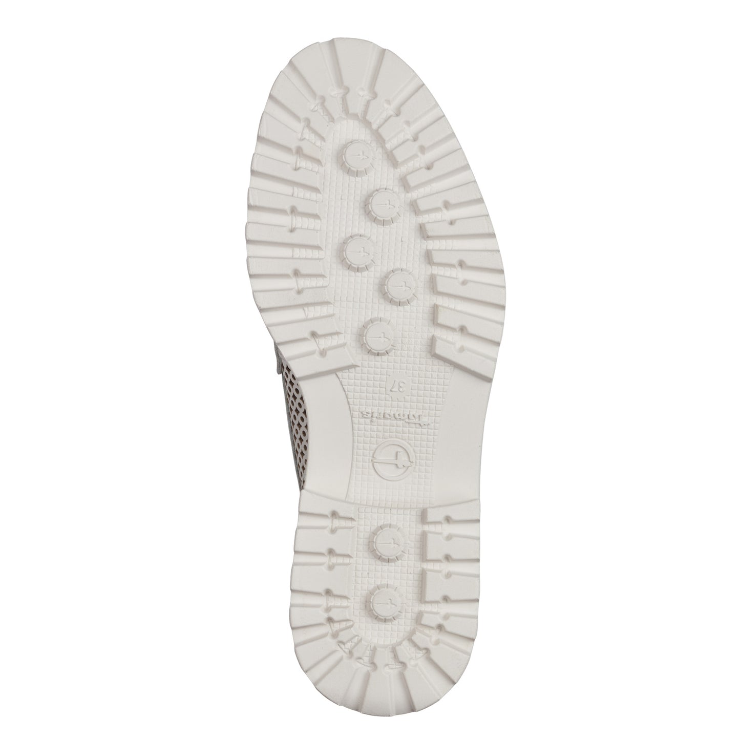 Witte Lagurus-mocassins