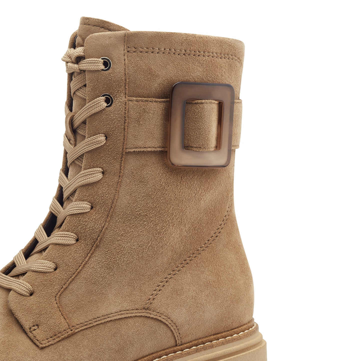 Sorro beige enkellaarzen