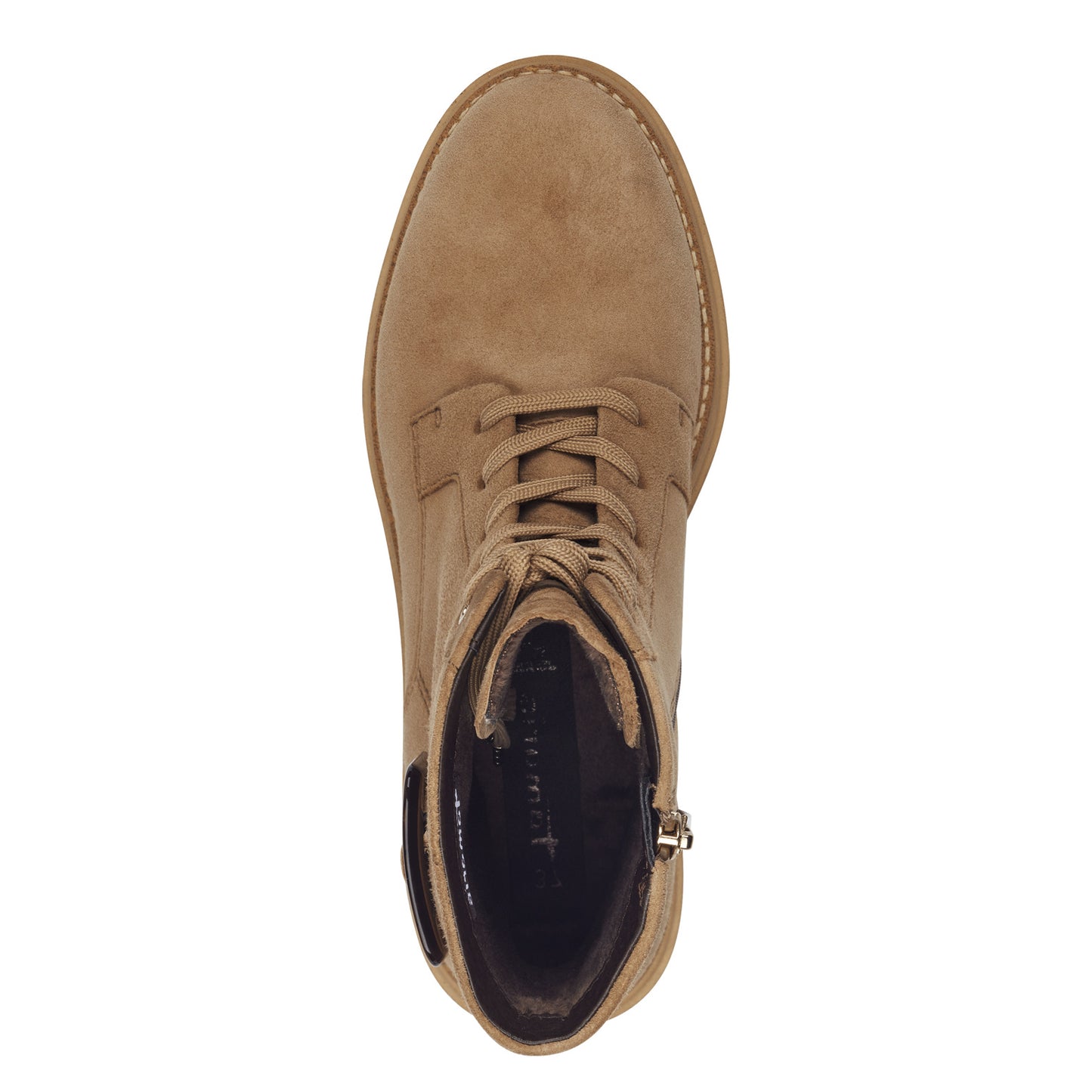Sorro beige enkellaarzen