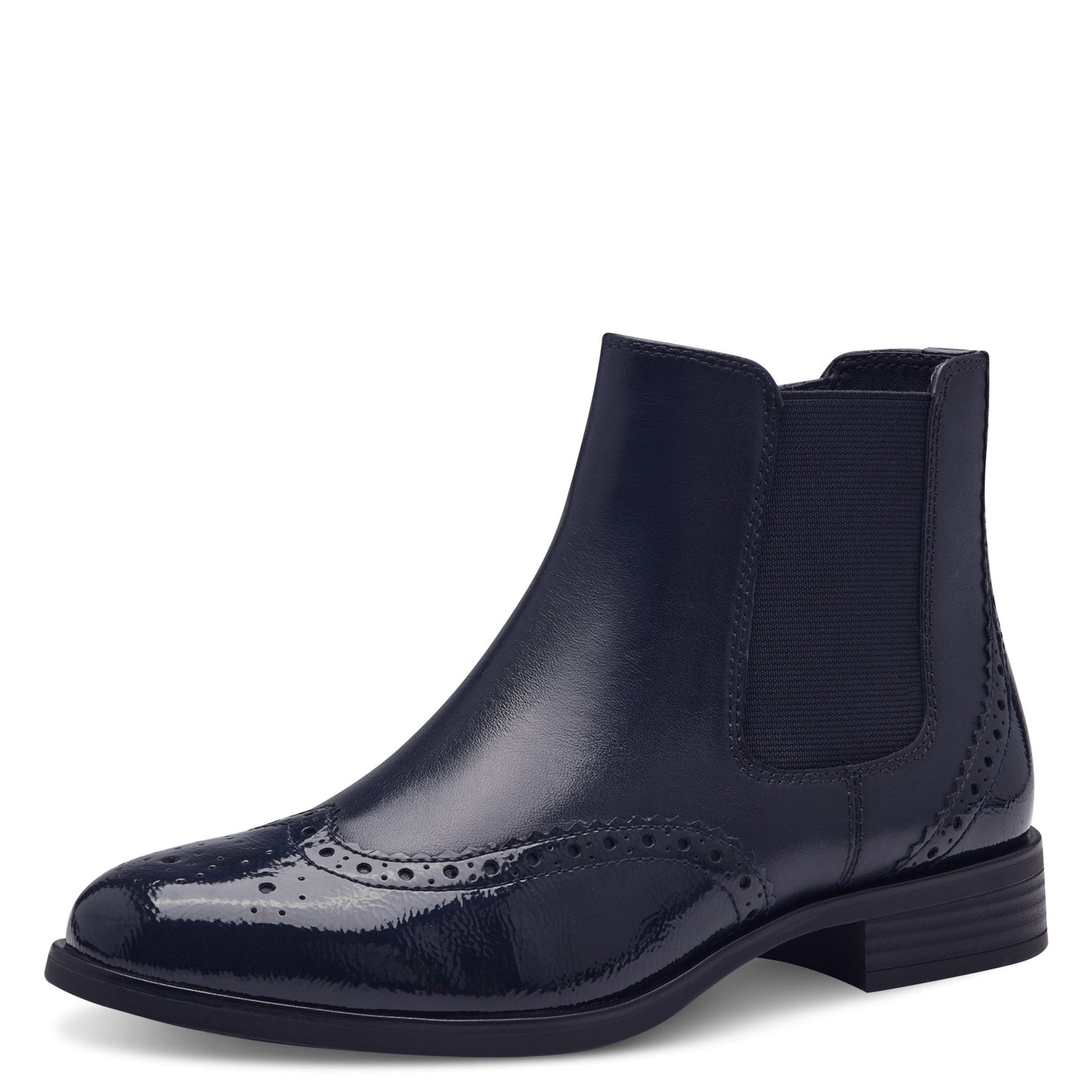 Article 25347 Bleu Boots femmes Marque Tamaris Nouvelle collection chaussures automne hiver 2024 Belgique Magasins Liège Grivegnée Ans Namur Eupen
