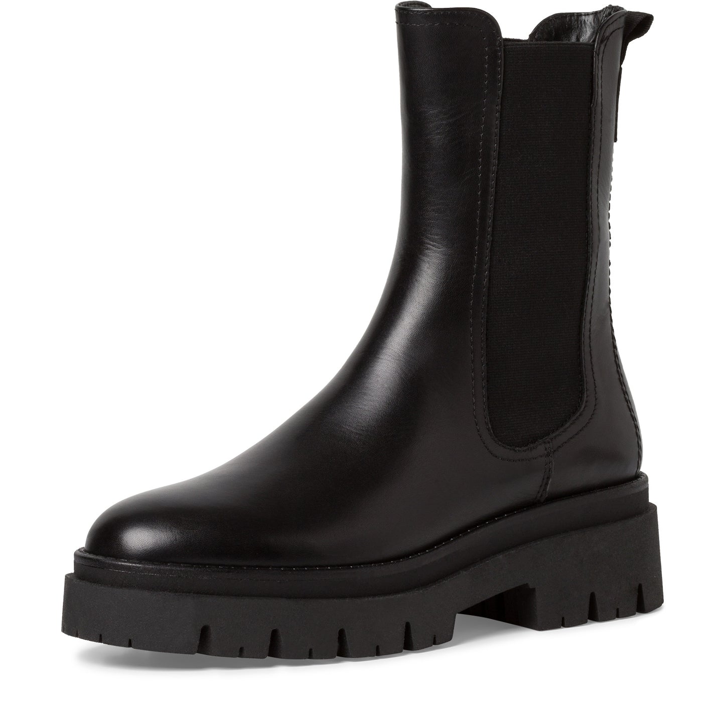 Boots Mangaria Noirs Article 25992 noir Boots femmes Marque Tamaris Nouvelle collection chaussures automne hiver 2025 Belgique Magasins Liège Grivegnée Ans Namur Eupen