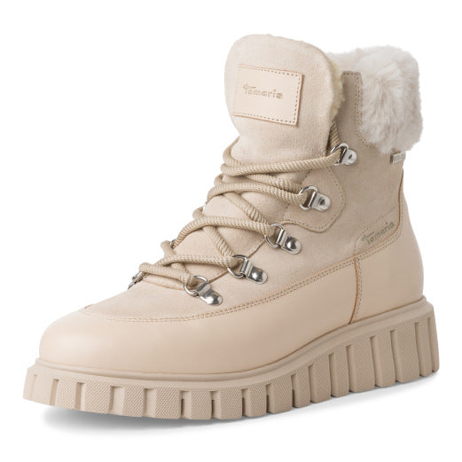 Tamaris Stiefel Tamaris Schuhe Zalando Deutzia Beige Stiefeletten