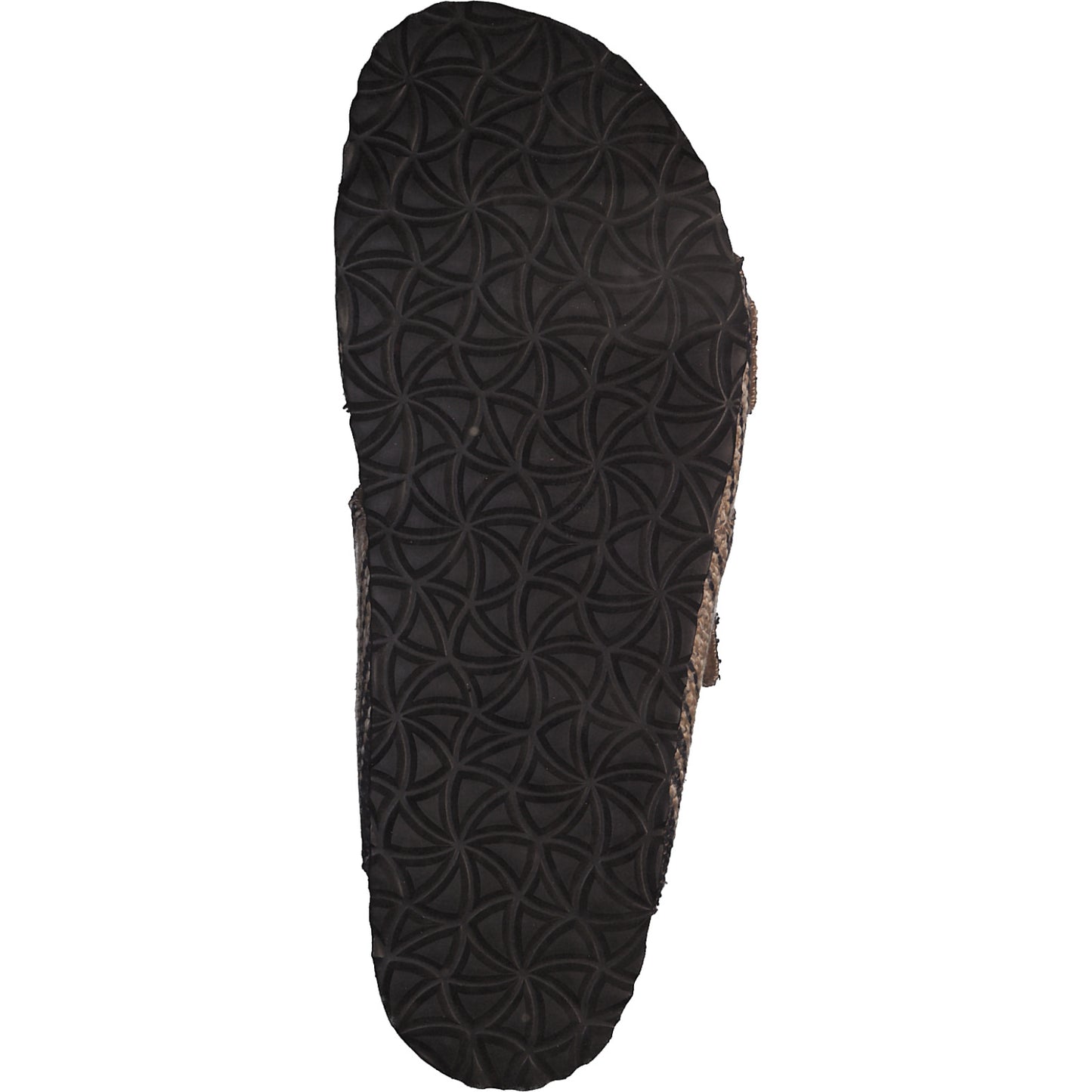 Beige raffia-muiltjes