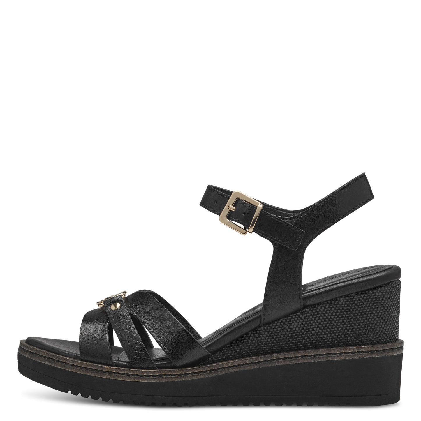 Zwarte Luéna-sandalen