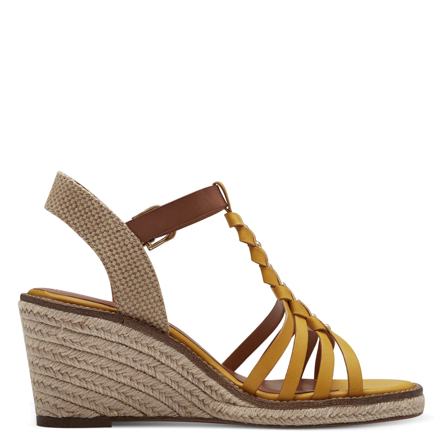 Agathe Camel-sandalen