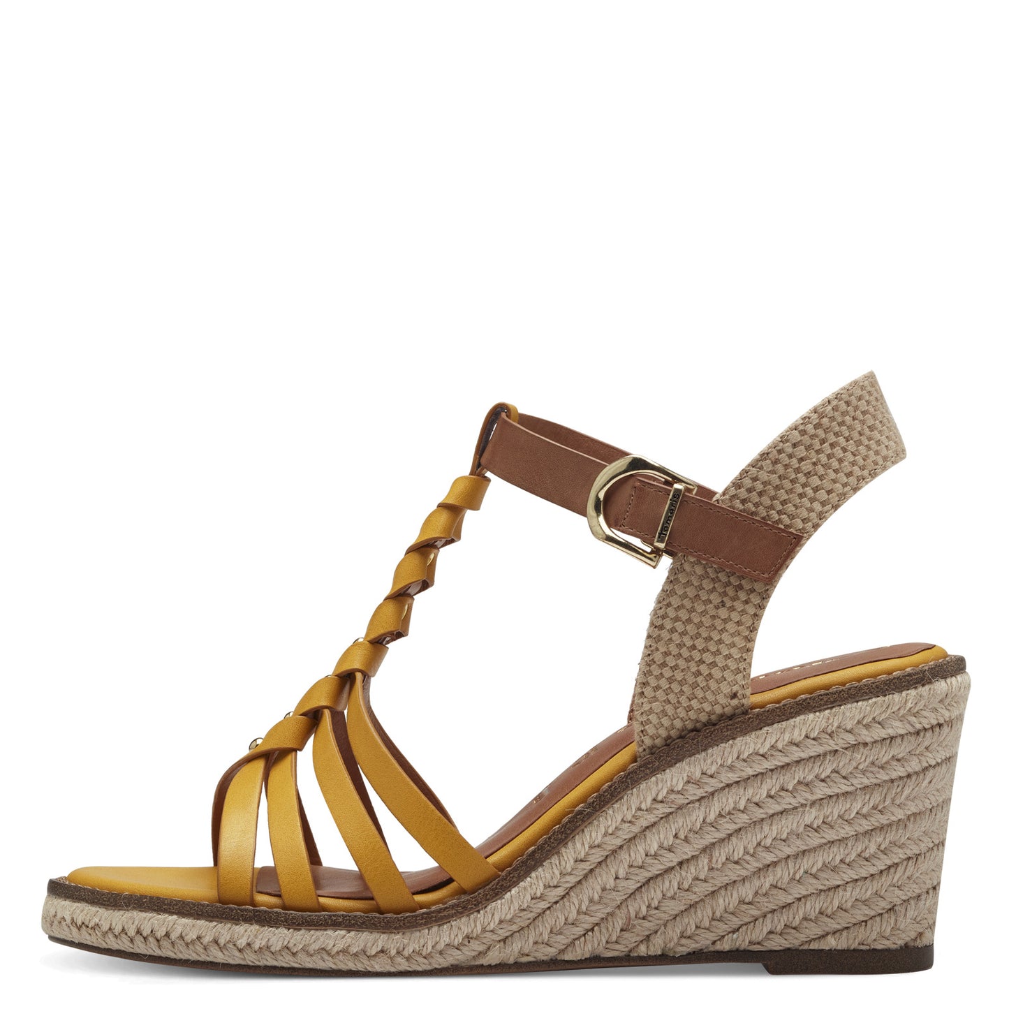 Agathe Camel-sandalen
