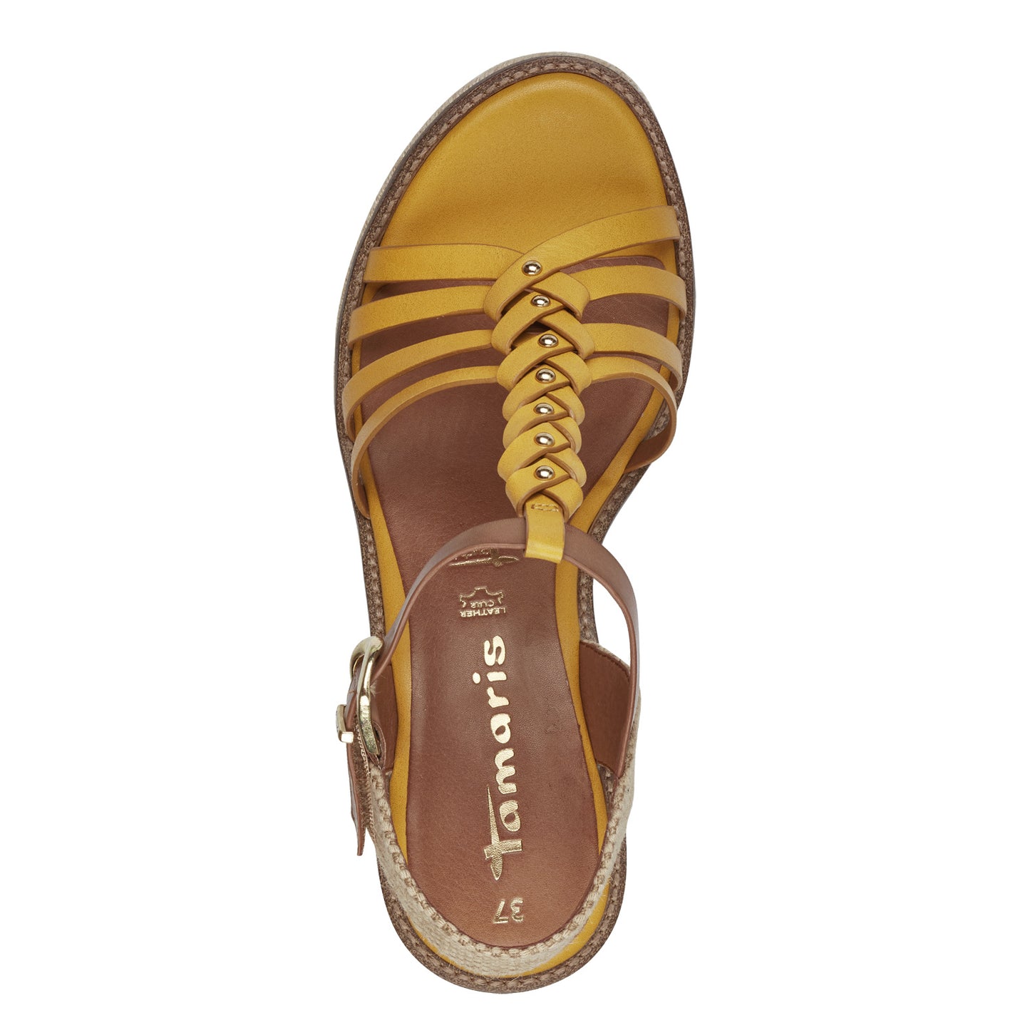 Agathe Camel-sandalen