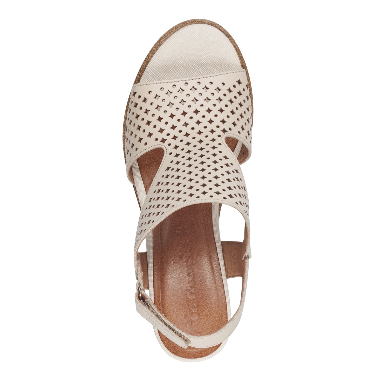 Beige Alaïs-sandalen