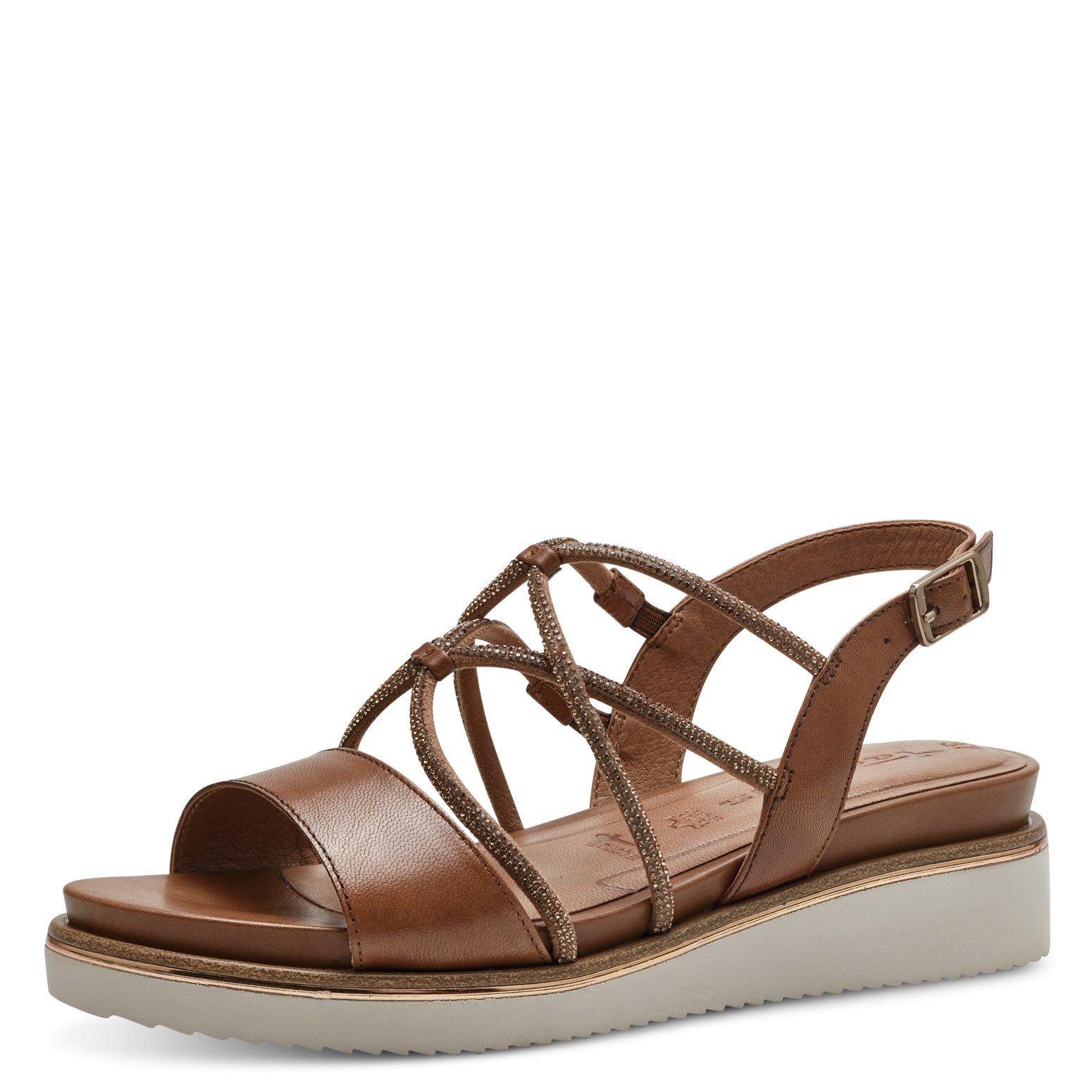 Chaussures Tamaris Sandales Tamaris Nouvelle Collection Braune