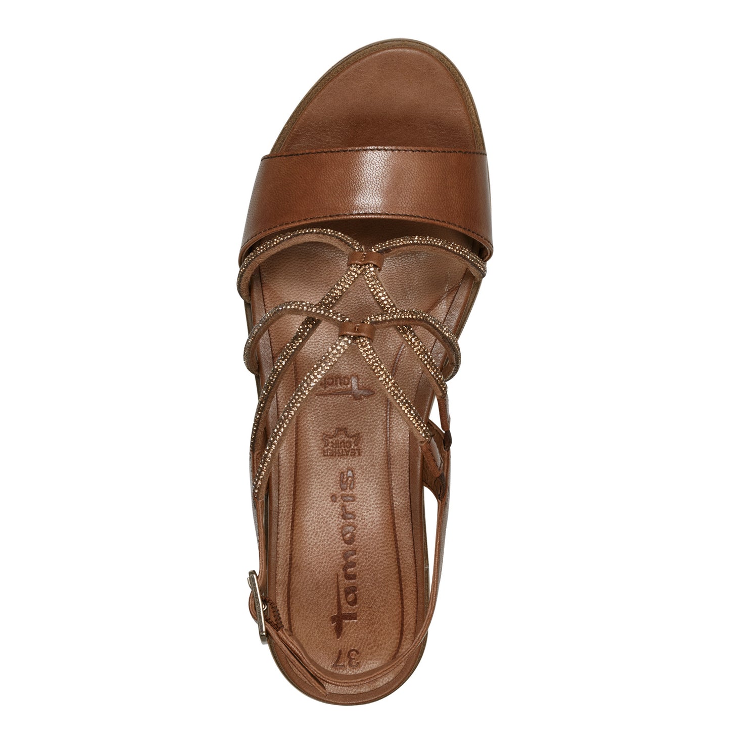 Bruine Magali sandalen