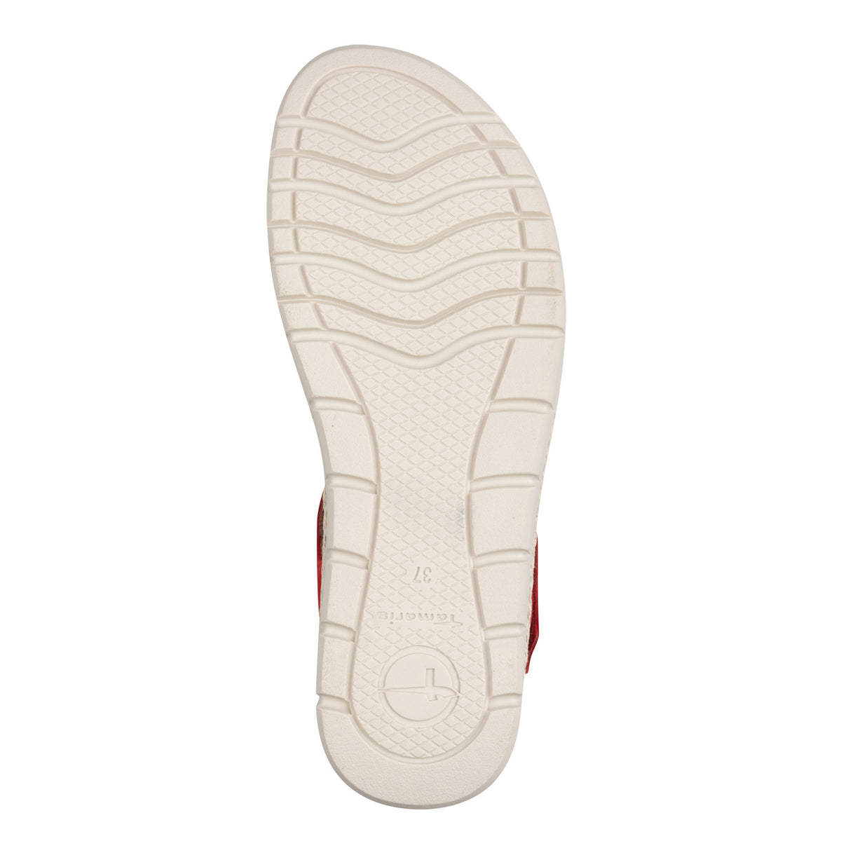 Rode Manon sandalen