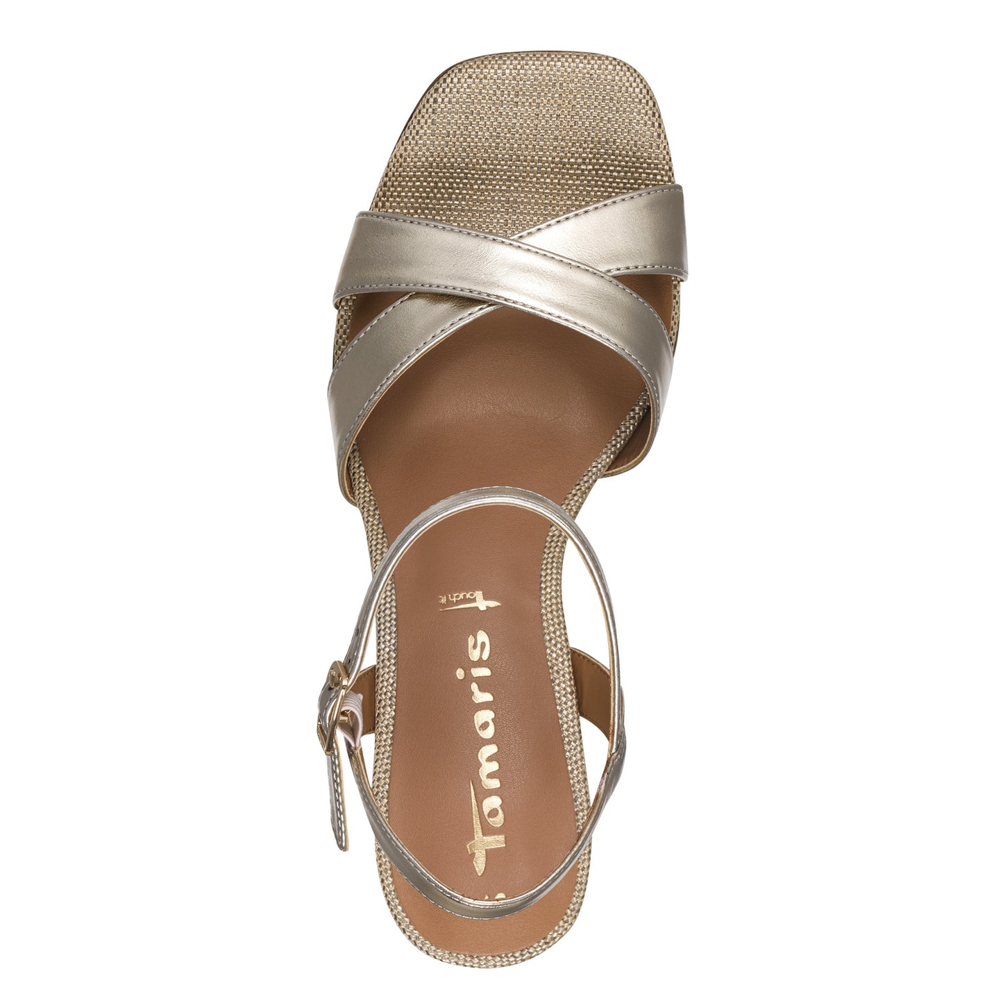 Faustine gouden sandalen