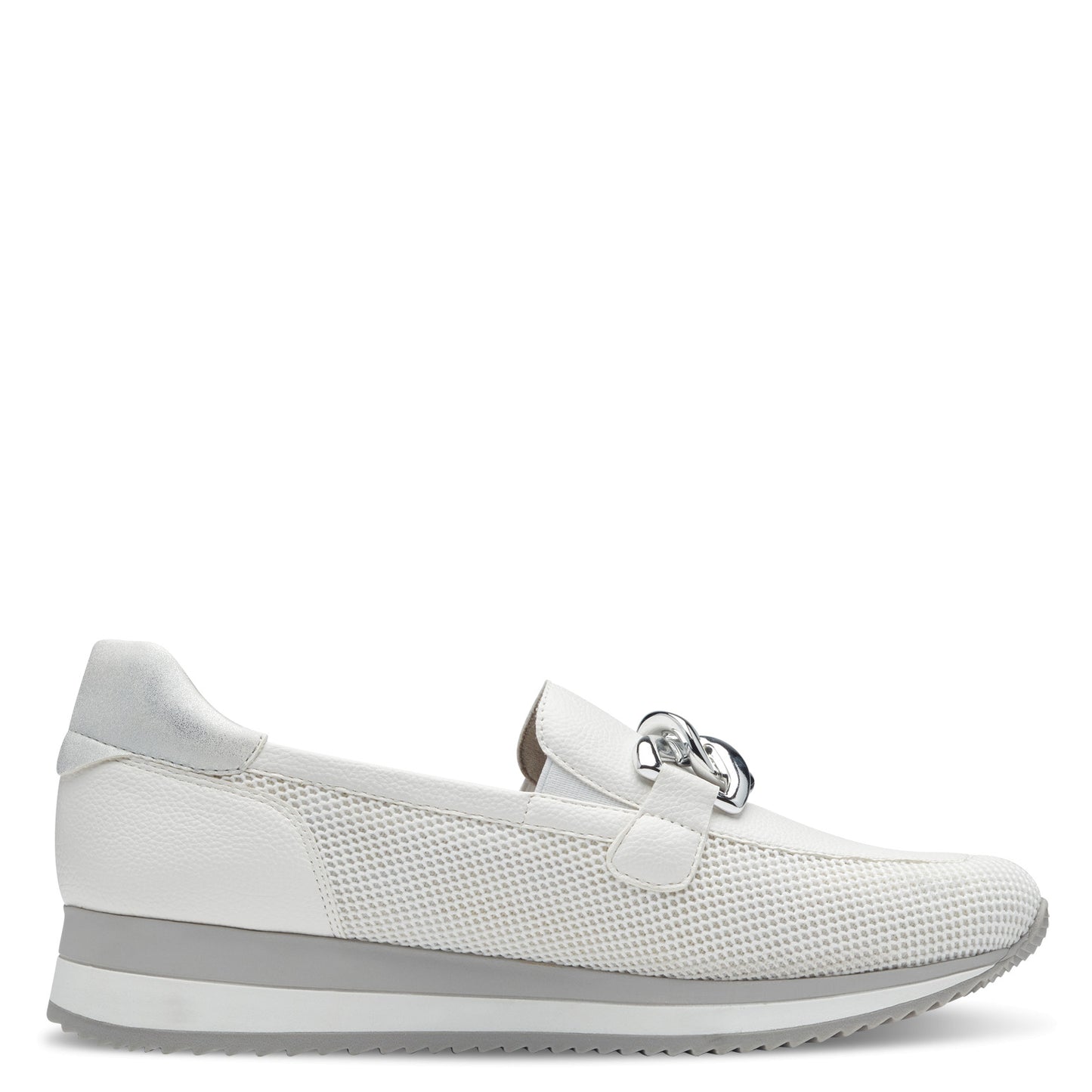 Witte Beryl-mocassins