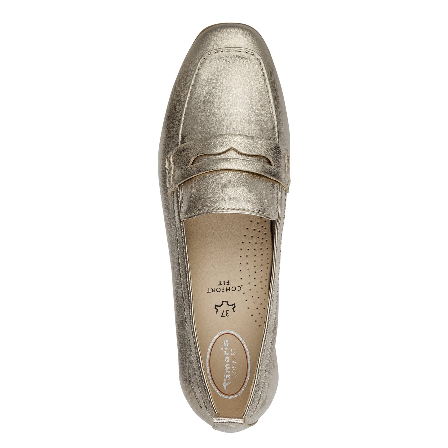 Calista gouden loafers