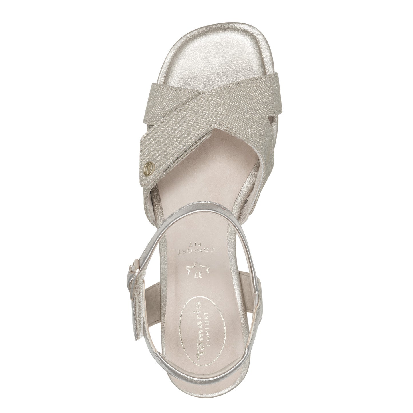 Gouden Isadora sandalen