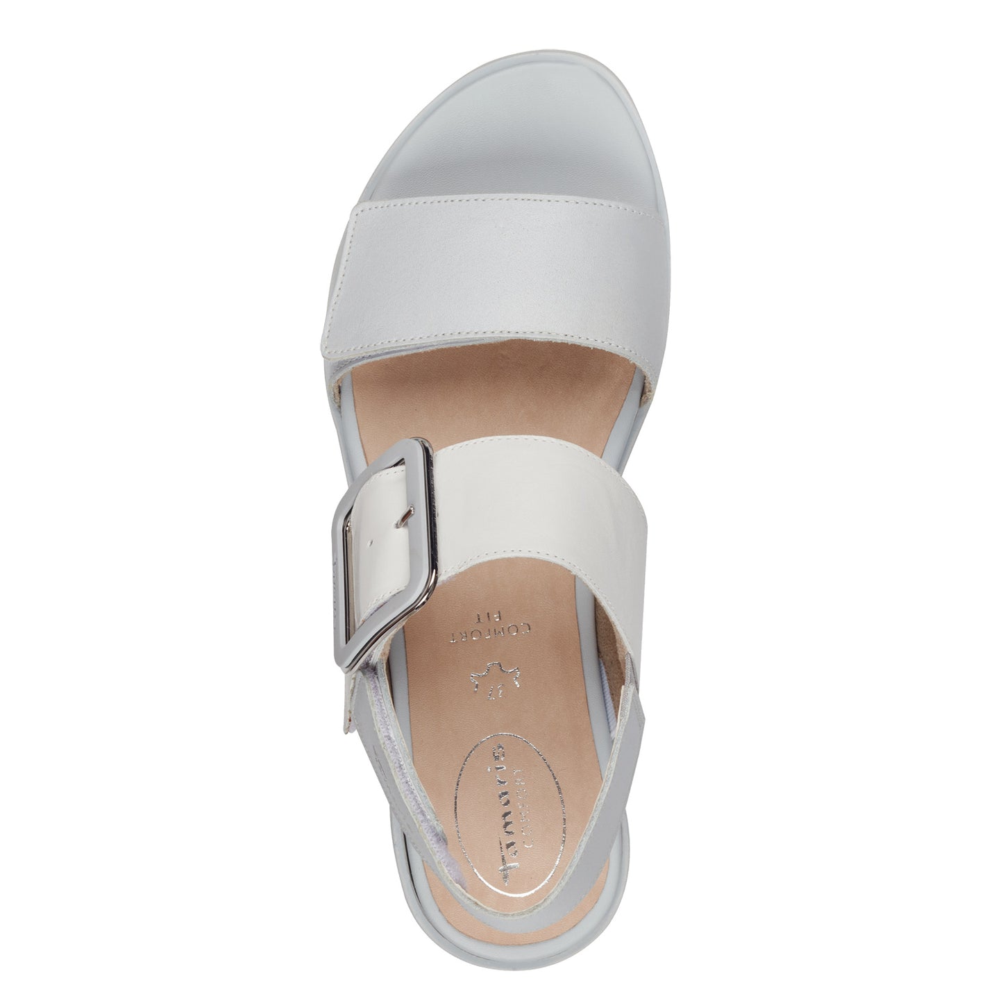 Vinciane blauwe sandalen