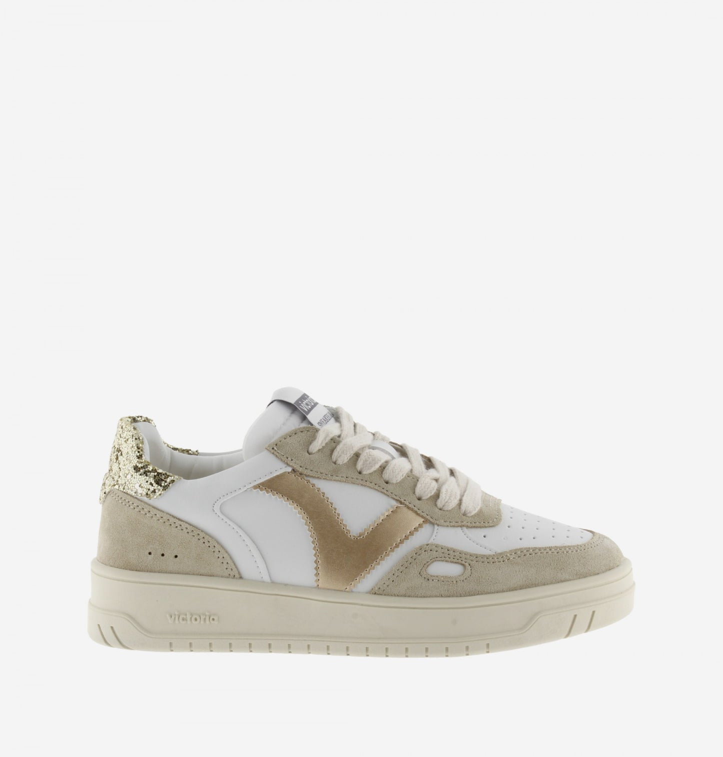 Goldene Seul-Turnschuhe
