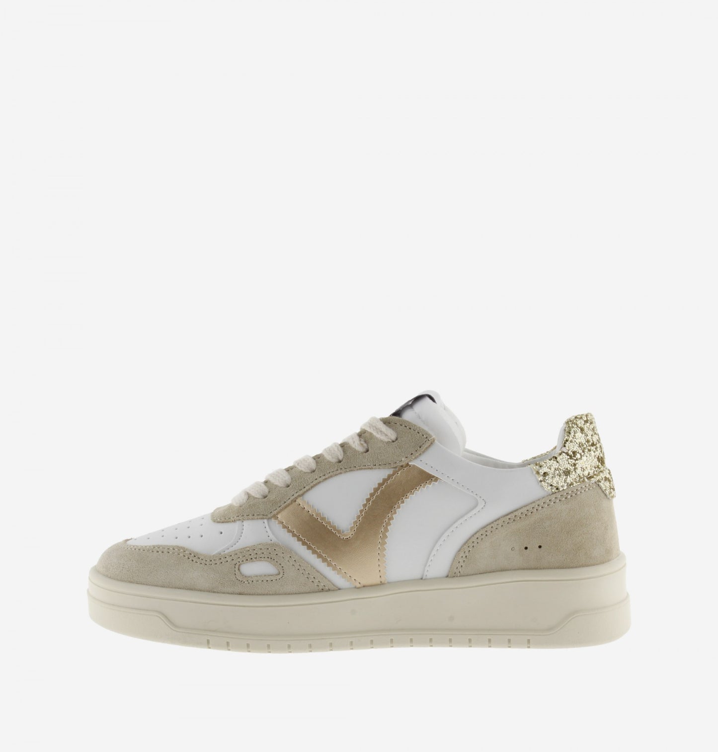 Goldene Seul-Turnschuhe