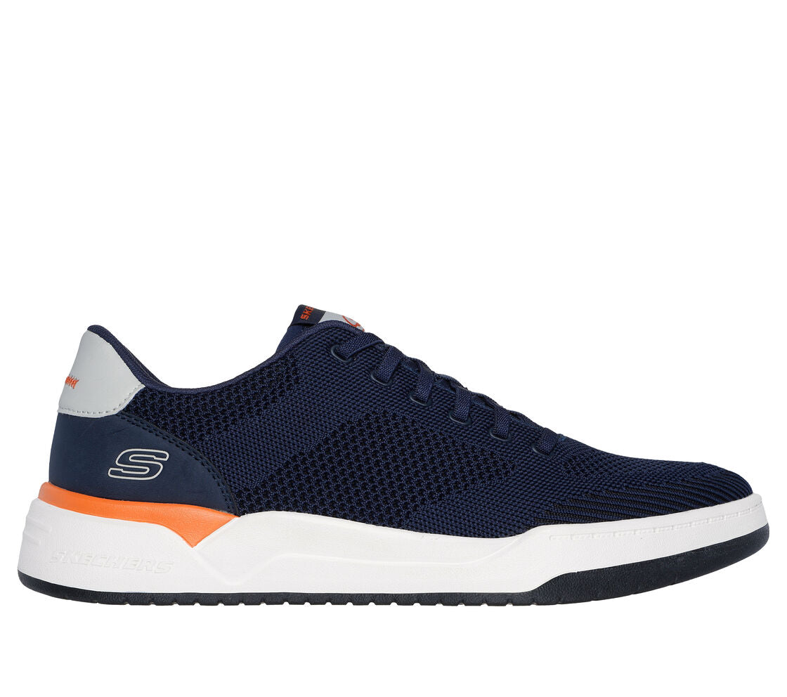 Baskets Relaxed Fit Bleues Chaussures Marque Skechers Nouvelle collection printemps été 2024 Magasins Belgique Liège Grivegnée Ans Namur