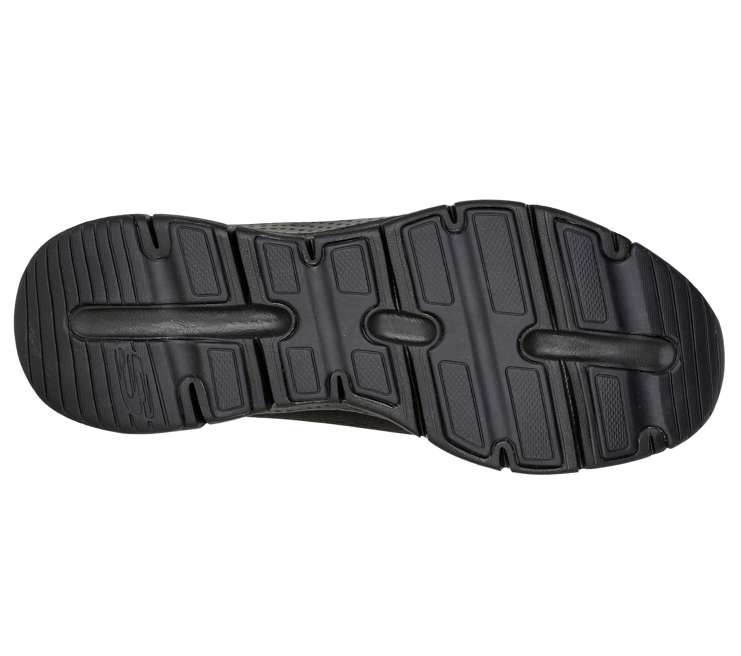 Zwarte arch-fit sneakers