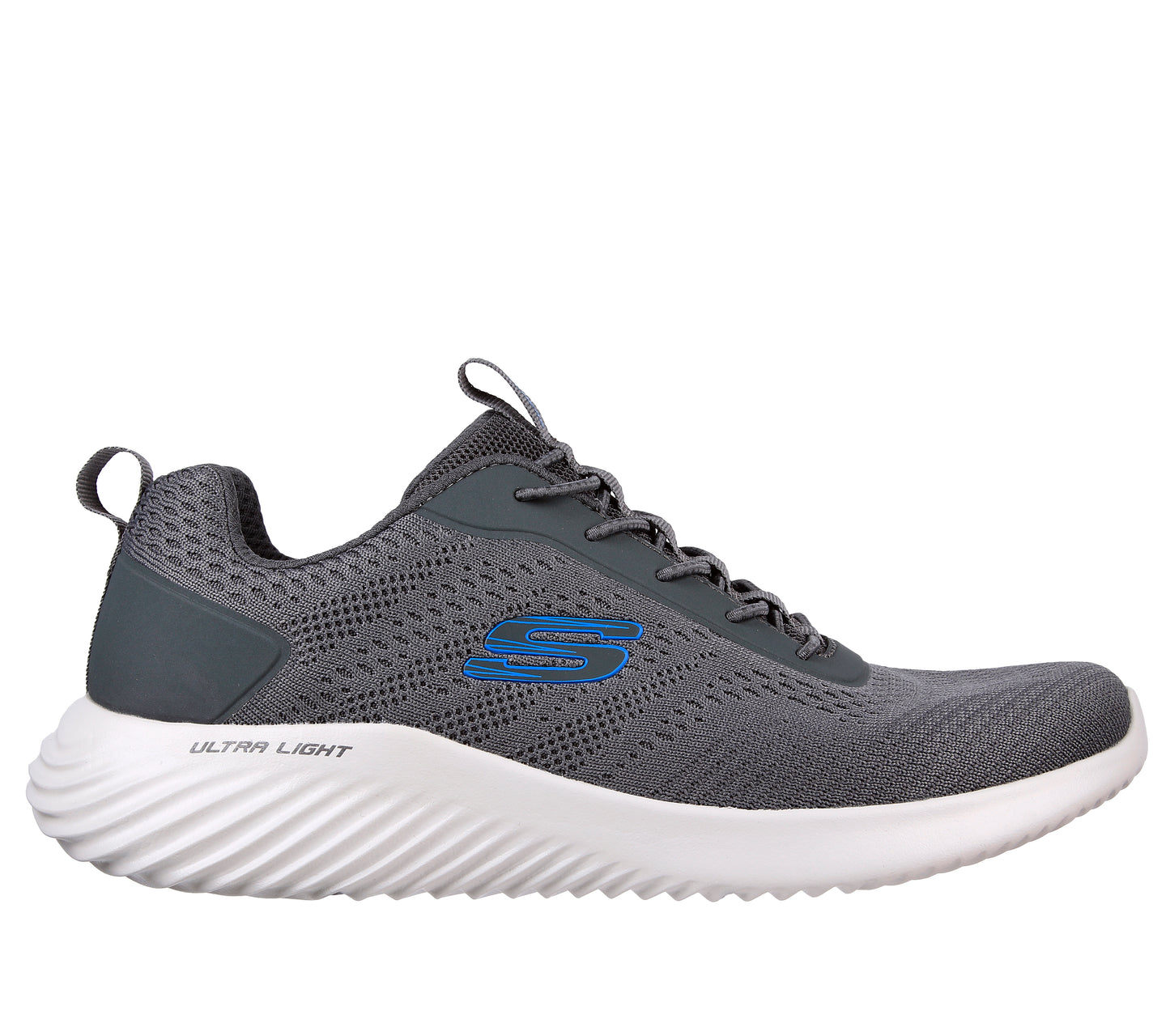 Baskets Bounder Grises Chaussures hommes Marque Skechers Nouvelle Collection Printemps été 2024 Magasins Chaussures Belgique Liège Grivegnée Ans Namur