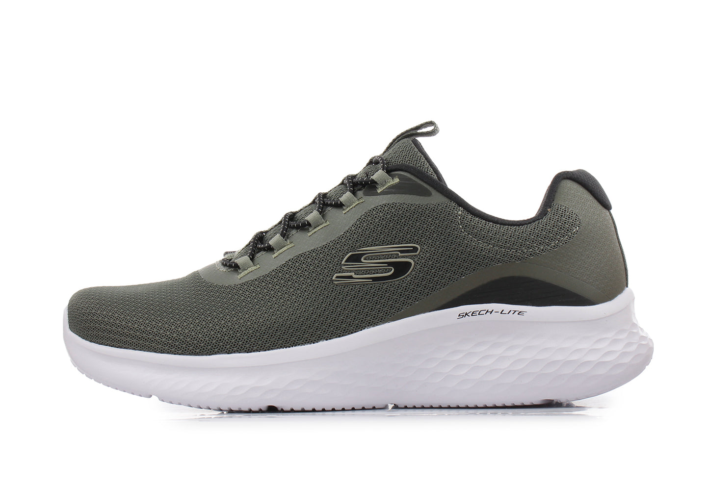 Baskets Edgeride Kaki Chaussures hommes Marque Skechers Nouvelle Collection Printemps été 2024 Magasins Chaussures Belgique Liège Grivegnée Ans Namur
