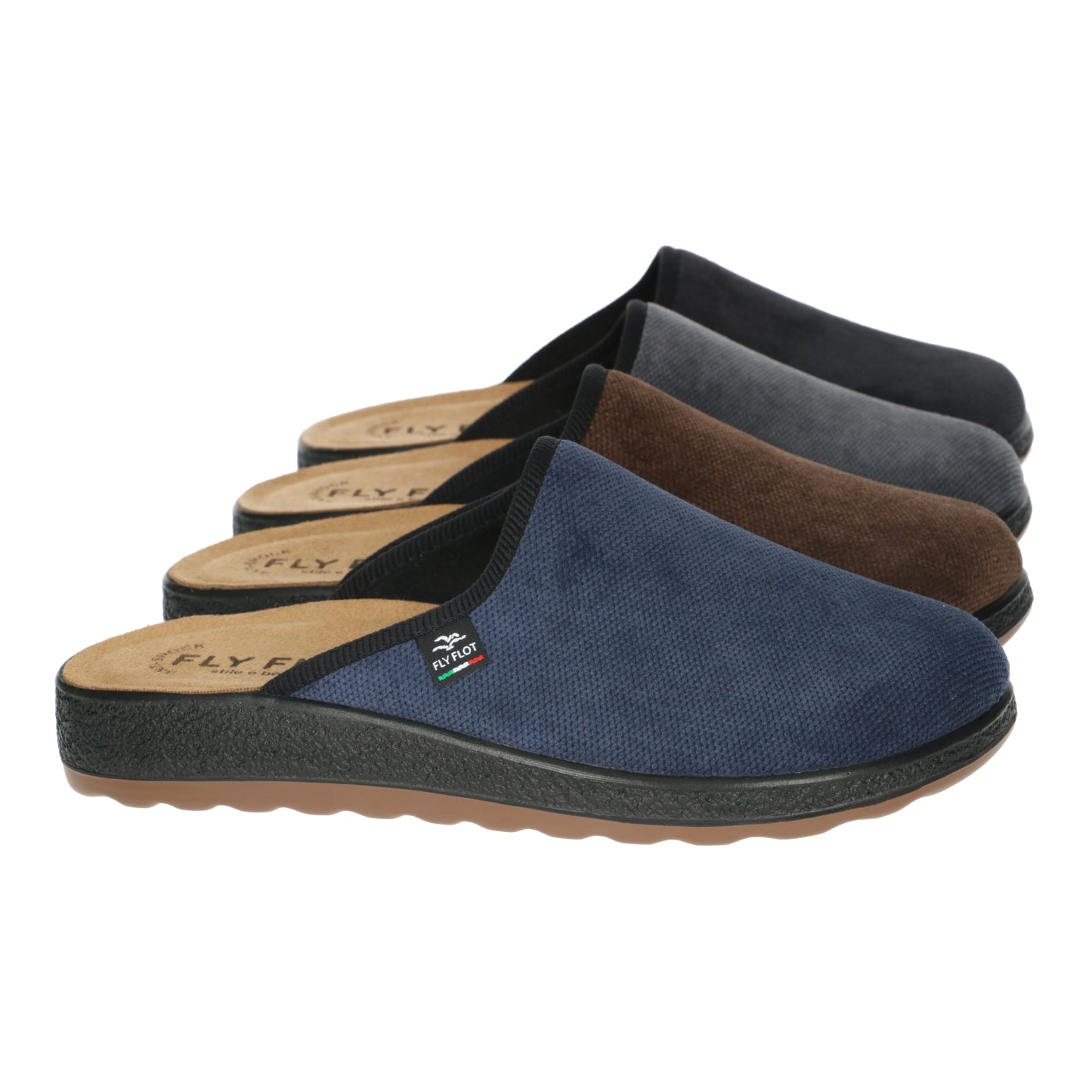 Article 52752-ML Mules Roga Noires Nouvelle collection automne hiver 2025 Magasins chaussures Jeanmart Belgique Liège Grivegnée Ans Namur Eupen