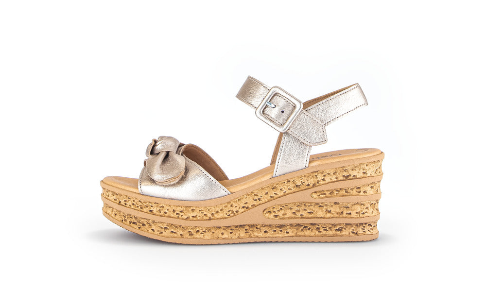 Sandales Poema Dorées chaussures femmes Marque Gabor Nouvelle collection printemps été 2024