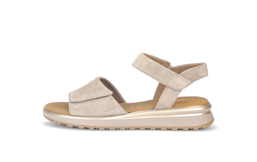 Sandales Oasis Beiges article 82.840.33 Marque Gabor Nouvelle collection printemps été 2026 magasins chaussures Jeanmart Belgique Liège Grivegnée Ans Namur Eupen multimarques conseil confort cuir orthopédique