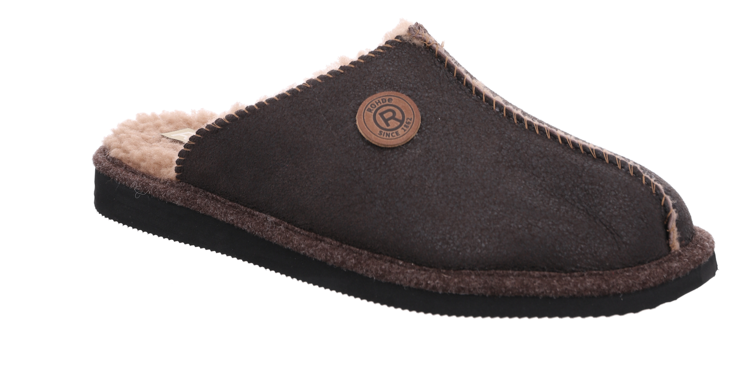 Pantoufles Nuss Brunes 7126 rohde hommes Belgique Liège Nouvelle collection automne hiver 2023