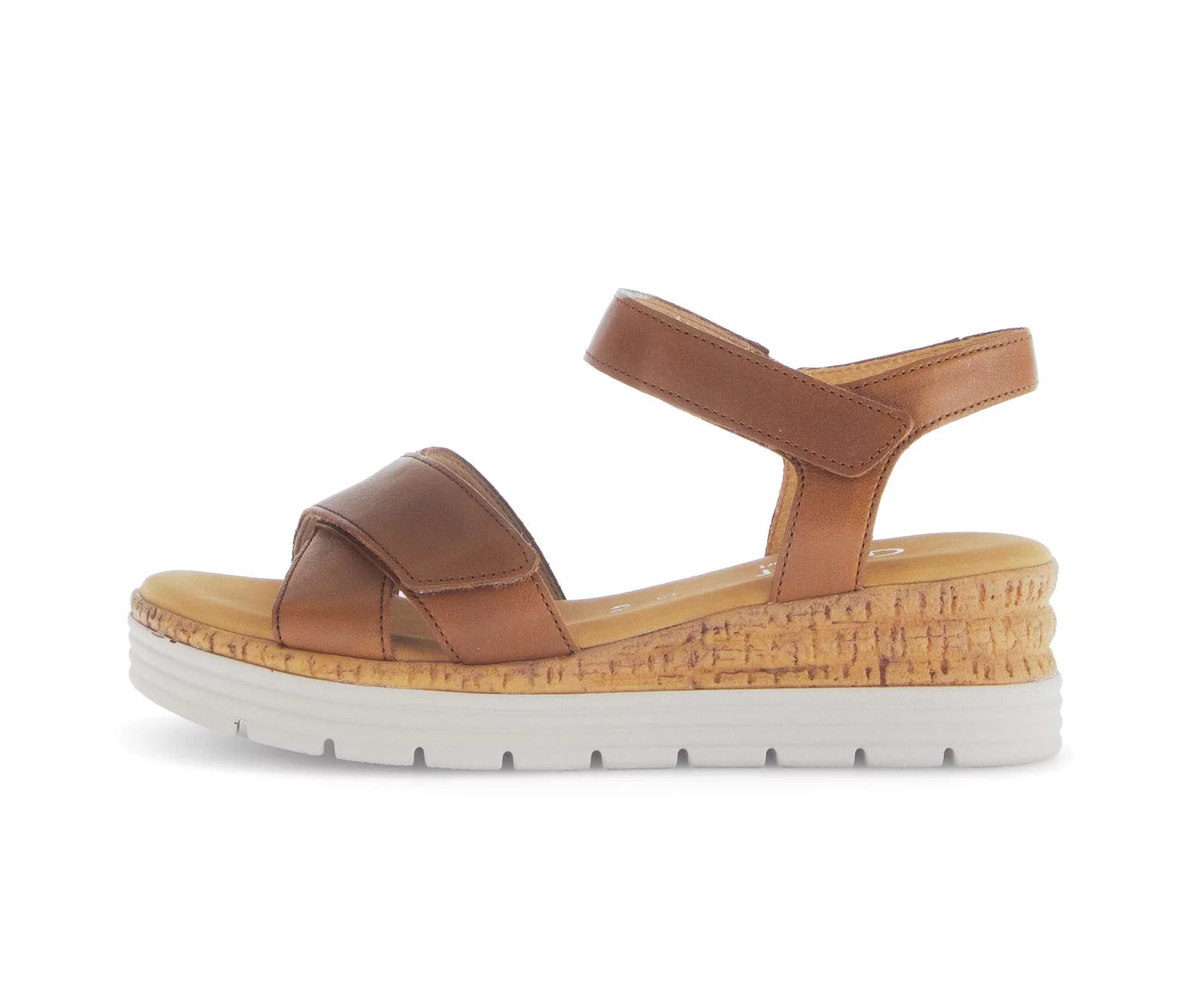 Sandales Cedros Camel Article 62.704.54 Chaussures femmes Gabor Nouvelle Collection Printemps/été 2025 Chaussures Jeanmart Magasins Belgique Liege Grivegnée Ans Namur