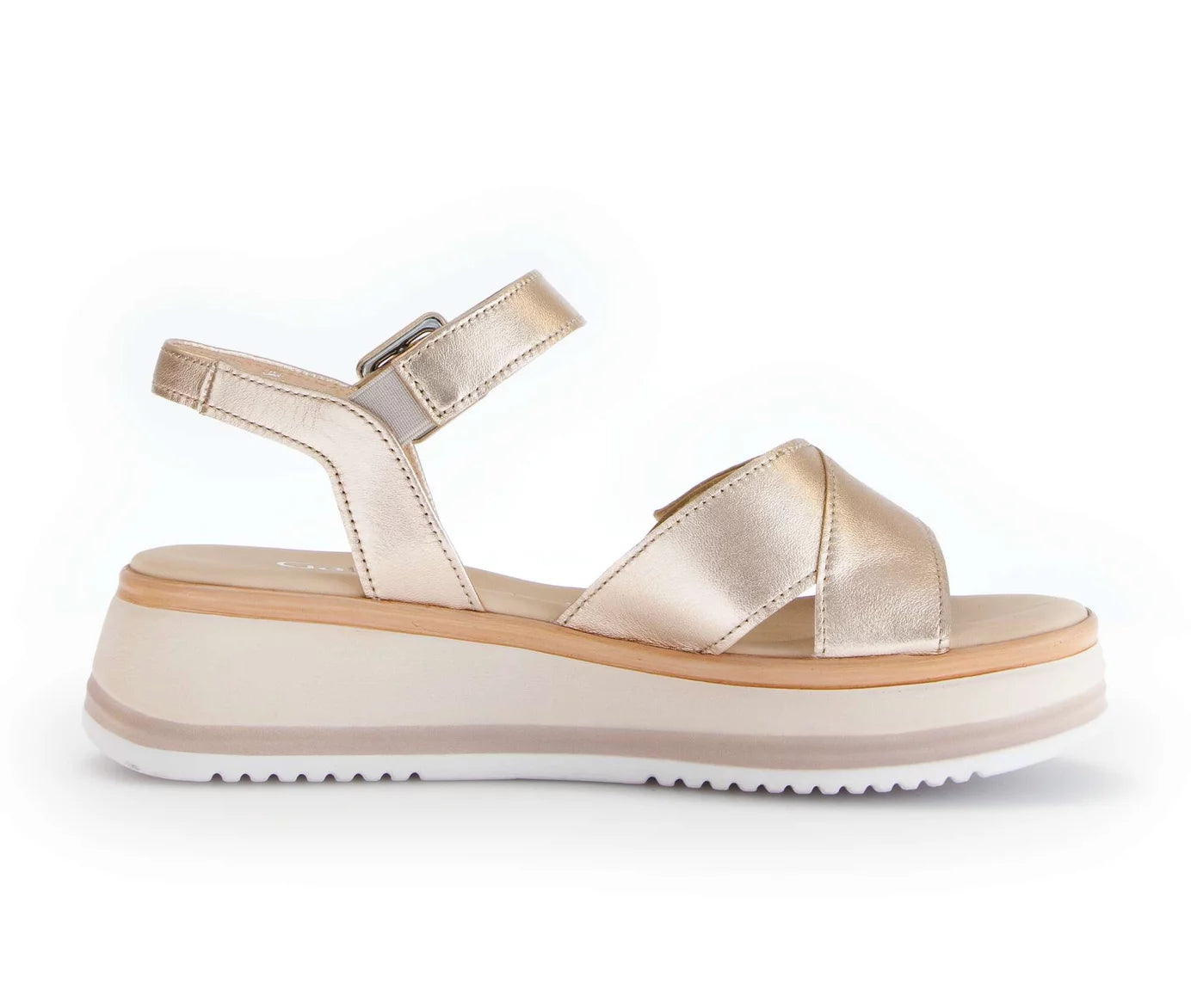 Hermosa Gold Sandalen