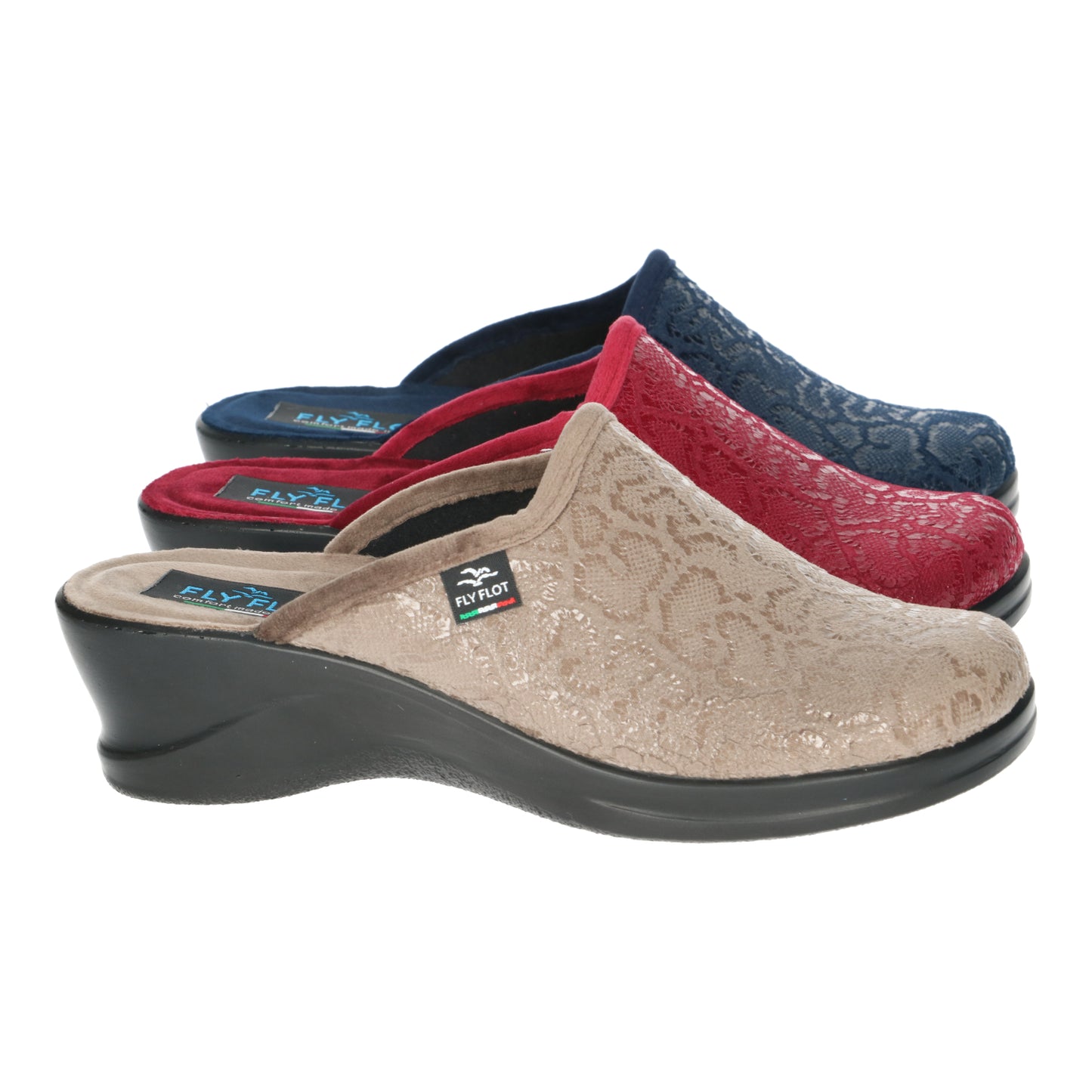 Pantoufles Ladested Bordeaux Nouvelle collection automne hiver 2025 Chaussures femmes Magasins Jeanmart Belgique Liege Grivegnee Ans Namur Eupen