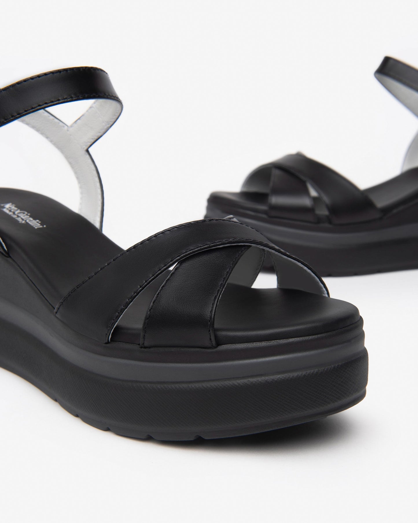 Zwarte Paso sandalen