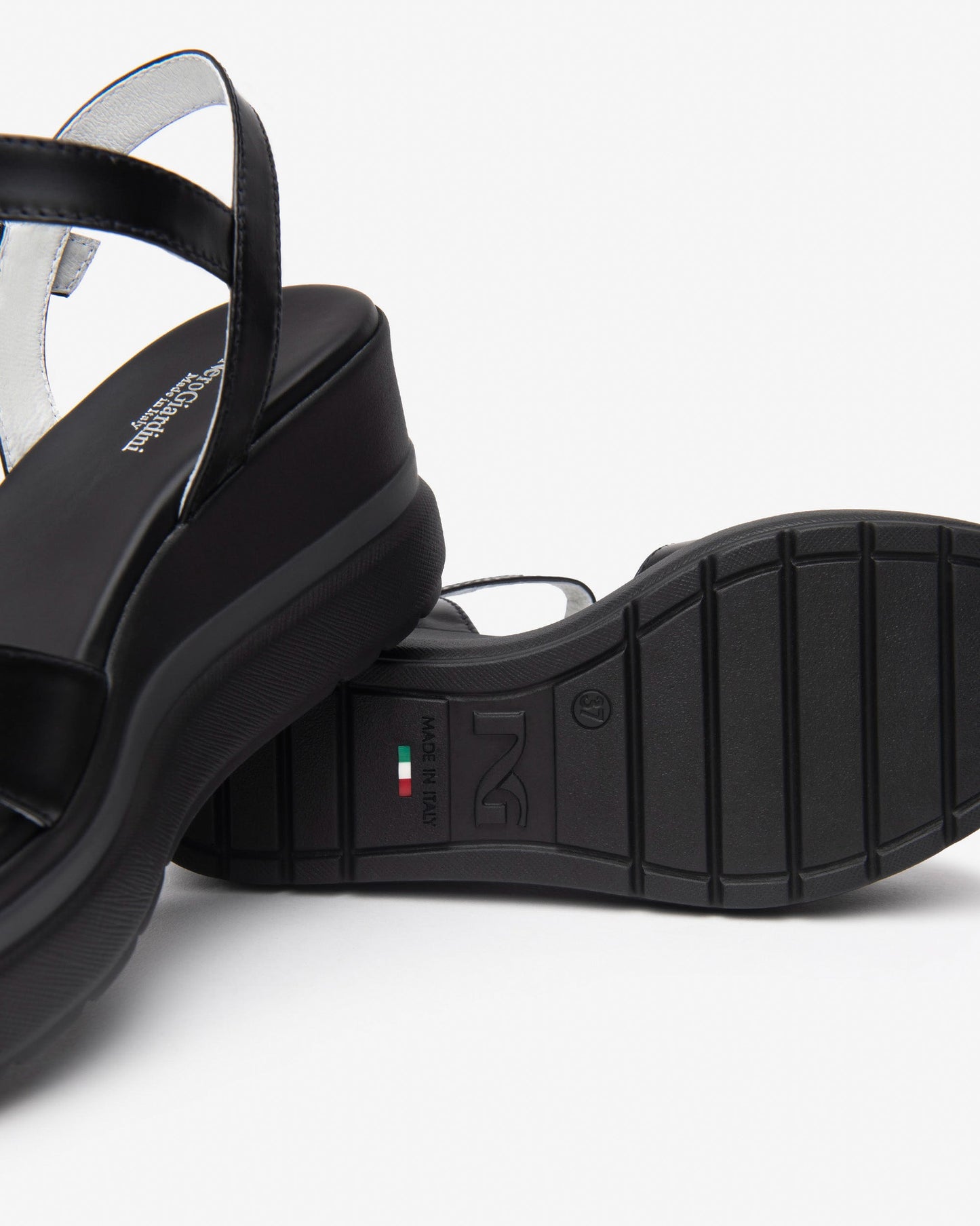 Zwarte Paso sandalen