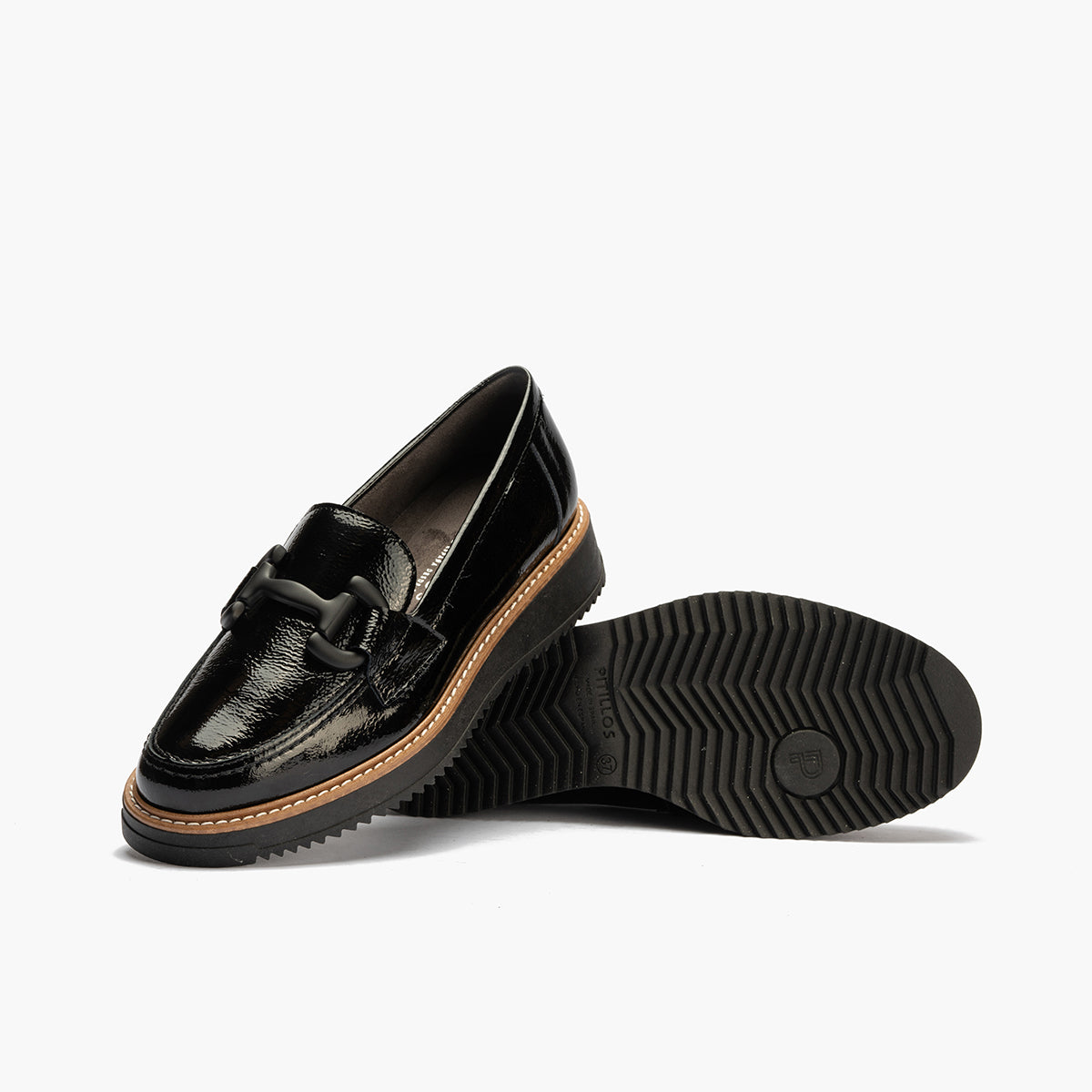 Zwarte Torreya-loafers