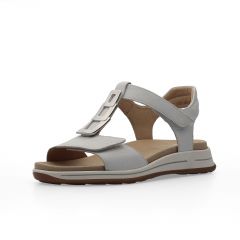 Sandales Diekirch Blanches 34804 Chaussures cuir confortable femmes Marque Ara Nouvelle collection Printemps/été 2025 Magasins Belgique Chaussures Jeanmart Magasins Belgique Liege Grivegnée Ans Namur