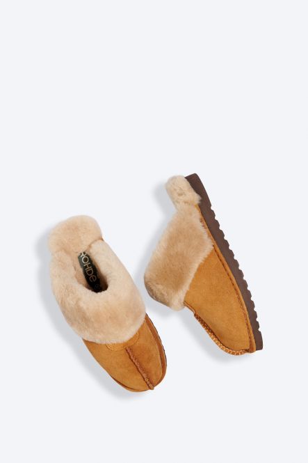 Cuoio Kamelpantoffeln