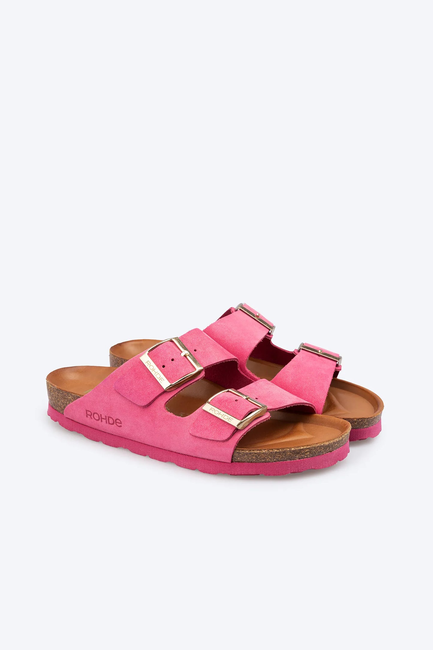 Mules Charlize Roses Chaussures femmes Marque Rohde Shop Nouvelle collection printemps été 2024 Magasins Belgique Liège Grivegnée Ans Namur