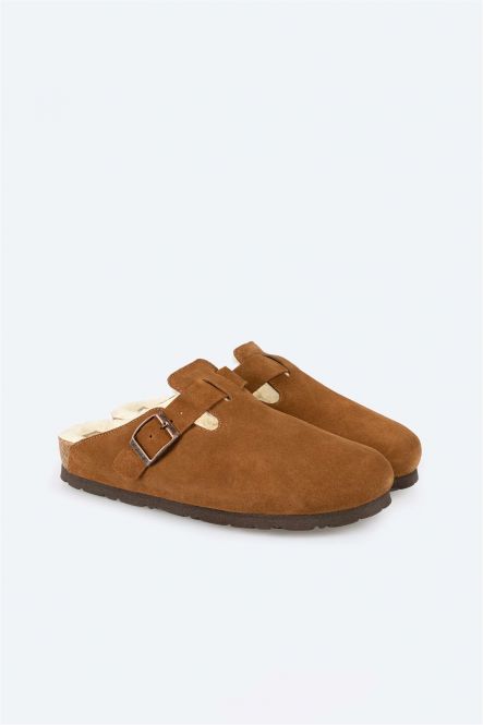 Pantoufles sunny 6069 Camel Chaussures femmes Rohde Belgique Liège Nouvelle collection automne hiver 2024 Magasins Liège Grivegnée Ans Namur