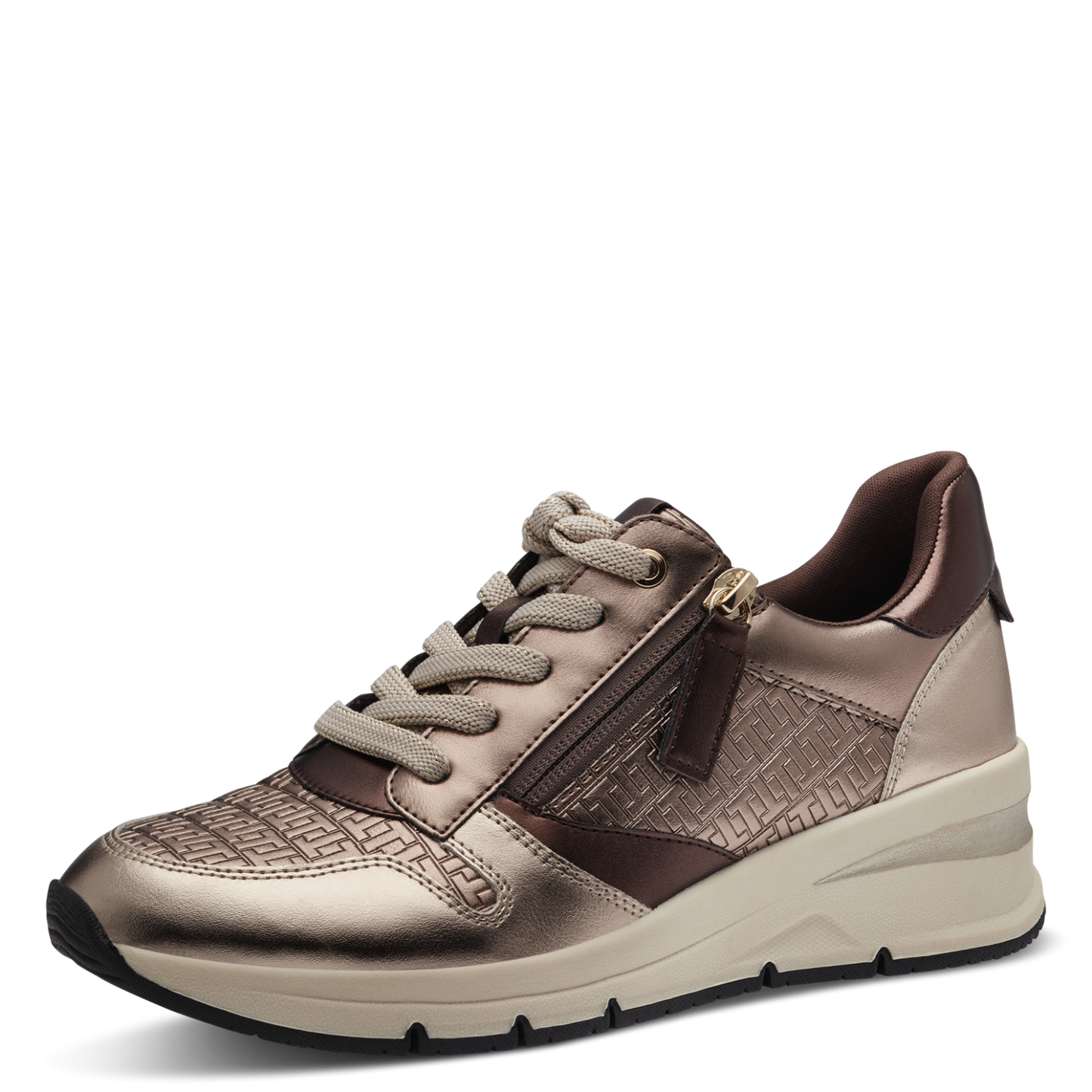 Baskets Tirana Bronzes femmes Tamaris Belgique Nouvelle collection automne/hiver 2023